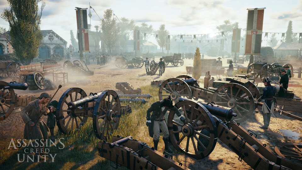 In Assassin's Creed Unity kann der Spieler unter anderem auch unschuldige Menschen ins Gefängnis bringen.