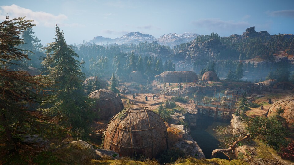 Assassin's Creed Valhalla zählt zu den Spielen, die hochskaliert werden müssen, um eine Framerate von 60 FPS zu erlangen.
