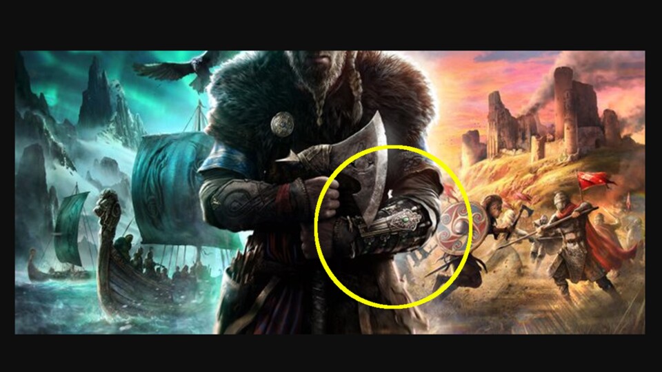 Schaut mal: In Assassin's Creed Valhalla führen wir offenbar wieder eine versteckte Klinge!