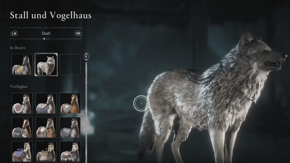 Vorbesteller der Limited Edition können auch einen Wolf als Reittier auswählen.