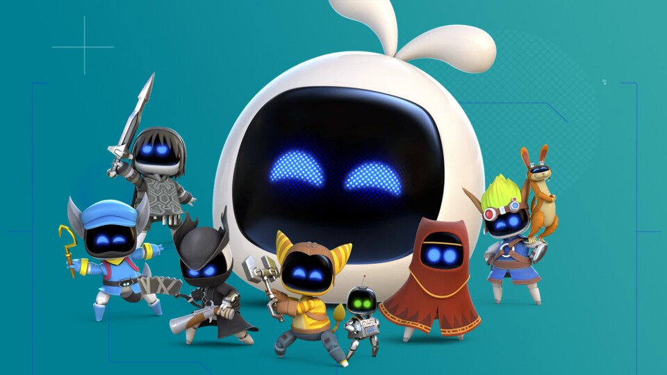 In Astro Bot treffen wir auf viele Bots, die PlayStation-Charakteren nachempfunden sind.