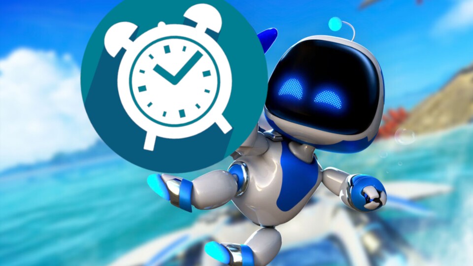 So lange seid ihr mit Astro Bot beschäftigt.