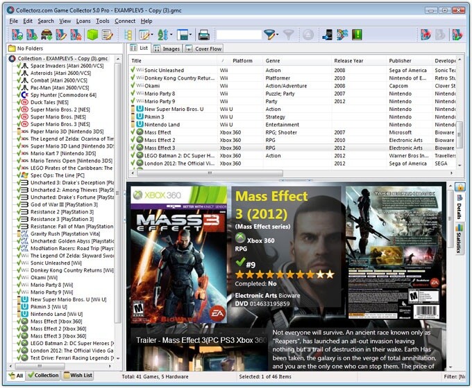 Spielesammler katalogisieren ihre Schätze auf unterschiedlichste Weise. Mit am geeignetsten sind Microsofts Excel und die funktionsreiche Game-Collector-Software von Collectorz.com.