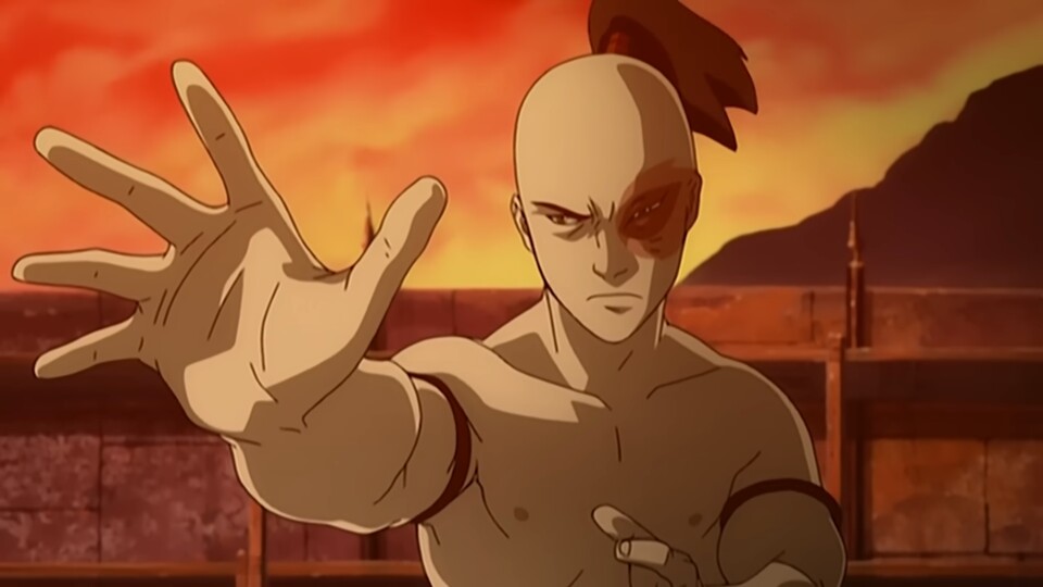 Der Kronprinz der Feuernation, Zuko, macht sich bereit in einem Agni-Kai kämpfen. (Bild: © Nickelodeon)