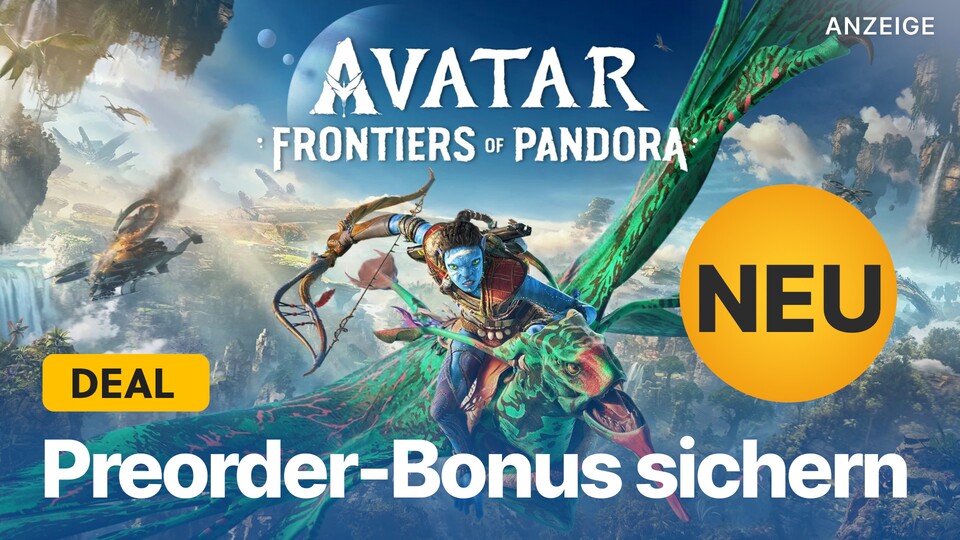Avatar: Frontiers of Pandora könnt ihr jetzt für PS5 und Xbox Series X vorbestellen.