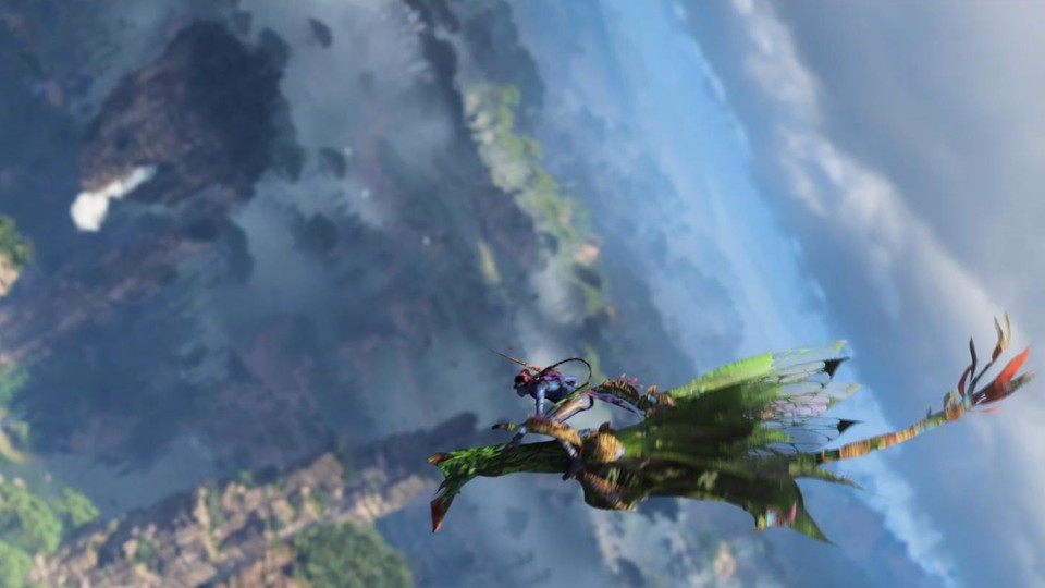 Die Fortbewegung in der Luft spielt im kommenden Avatar-Spiel von Ubisoft eine große Rolle.