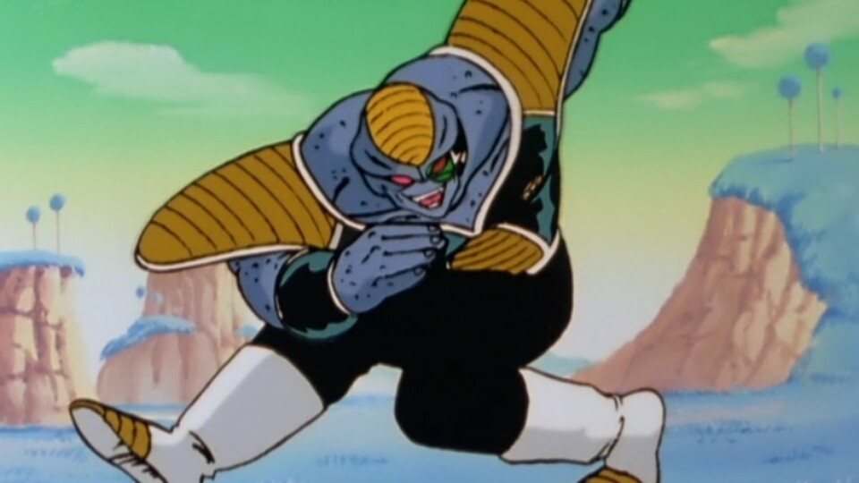 Baata in seiner Pose für die Formation. (Bild: © Toei Animation Akira Toriyama)