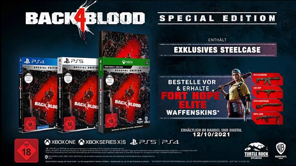 Back 4 Blood Special Edition Und Vorbestellerboni Bei Saturn