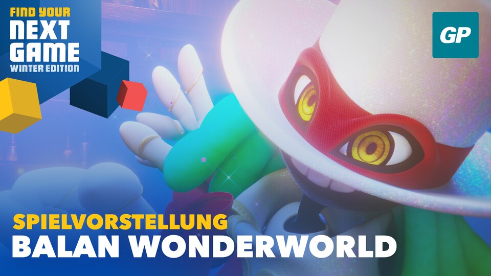 Balan Wonderworld verspricht ein kunterbuntes 3D-Abenteuer für die Familie.