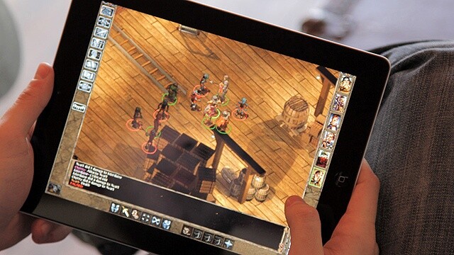So sieht die iPad-Version von Baldur's Gate aus.