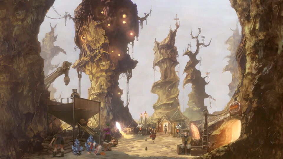 Das Artdesign der Spielwelt von Baten Kaitos ist auch nach heutigen Maßstäben noch fantastisch.