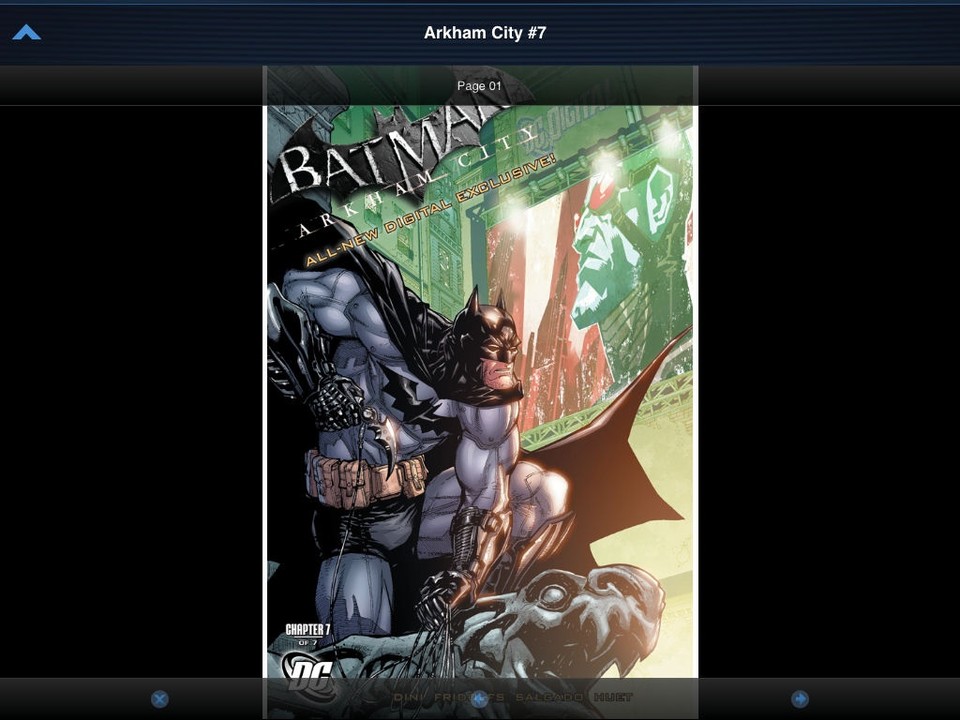 Nettes Extra: Die Promo-Comics für Batman: Arkham City darf man direkt im Spiel lesen.