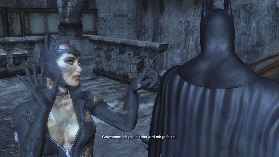 Nach dem ersten Durchspielen dürft ihr an bestimmten Orten zwischen Batman und Catwoman wechseln.