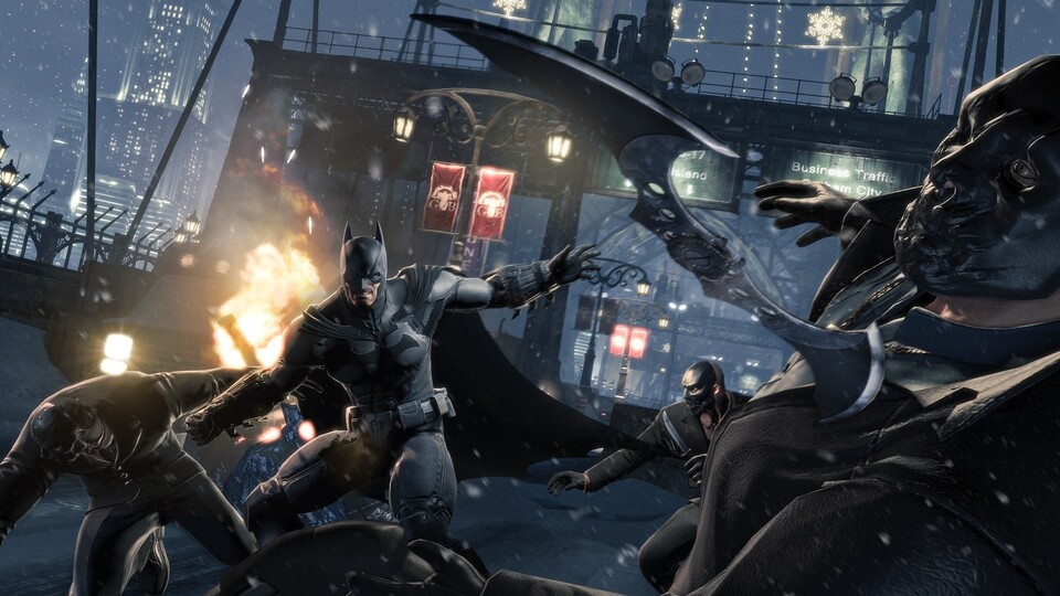 Die Kämpfe in Batman: Arkham Origins fühlten sich beim Anspielen etwas anspruchsvoller an als in den Vorgängern.