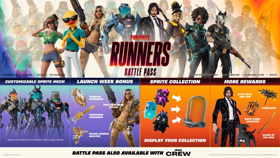 Hier ist die Übersicht zum Season 3-Battle Pass.