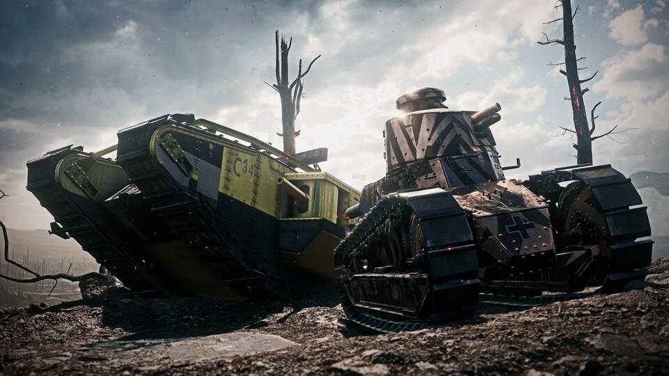 Battlefield 1 - Die beiden neuen Panzer-Skins der Weihnachtsaktion