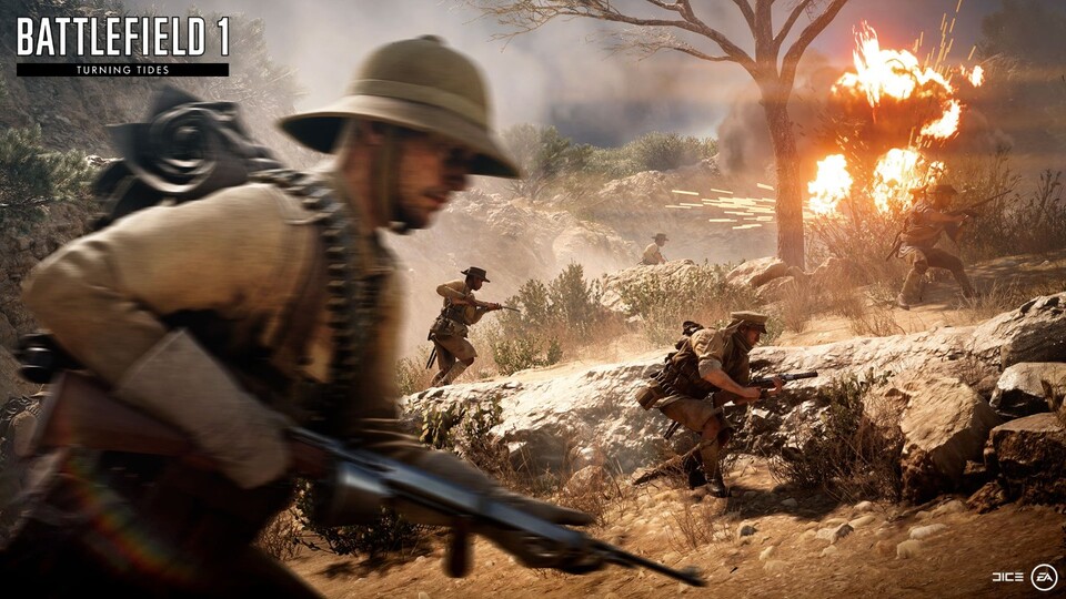 Der erste Teil des dritten DLCs zu Battlefield 1, Turning Tides, erscheint am 11. November.