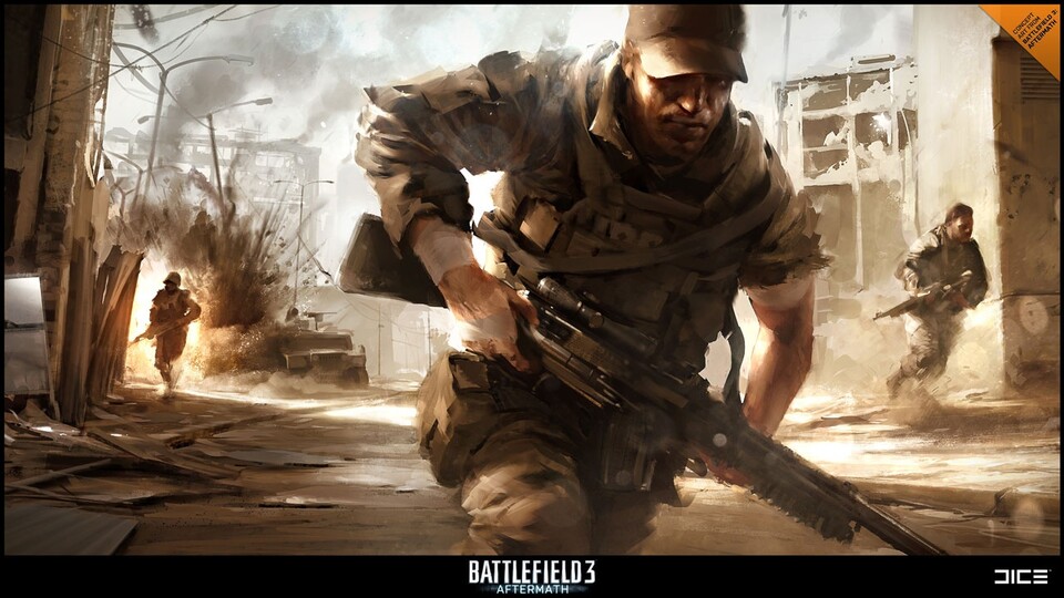 Battlefield 3 »Aftermath« legt den Schwerpunkt auf Gefechte in zerstörten Städten.