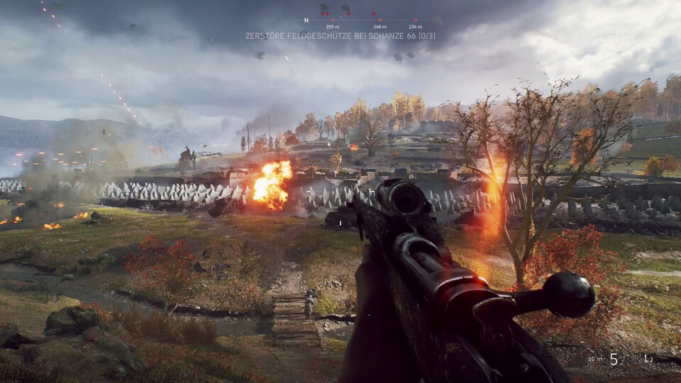 Trotz hervorragender Technik und tollen Schlachtfeldpanoramen ist der Singleplayer-Modus von Battlefield 5 eine Enttäuschung.