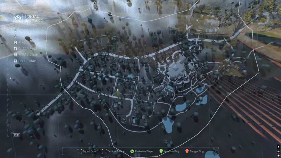 Die Pizza befindet sich an diesem Punkt auf der Karte. (Bildquelle: YouTube)