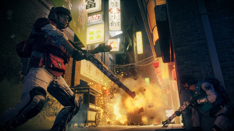 Battlefield Hardline bringt die BF3-Karte Grand Bazaar/Großer Basar als Nachtkarte Chinatown zurück, und zwar im DLC Betrayal.