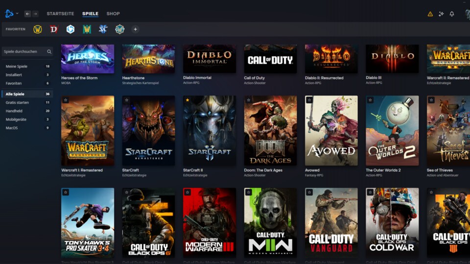 Battle.net unterstützt schon viele andere Spiele. Allerdings fehlen viele Funktionen, die PC-Spieler*innen von einem Launcher erwarten.