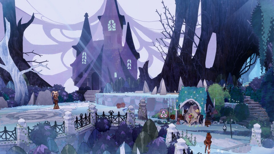 Im Zauberwald stoßt ihr auf vielfältige und bildhübsch gestaltete Schauplätze.
