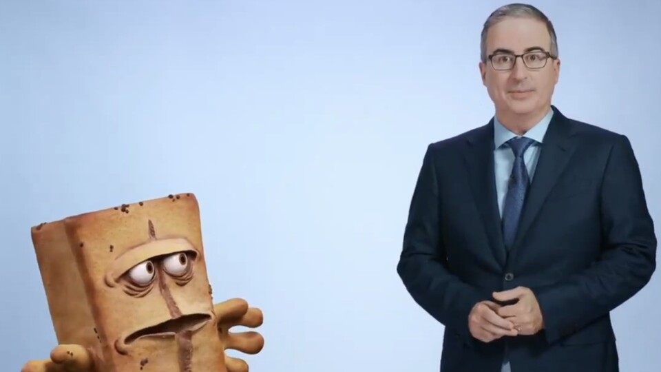Bernd (links) und John Oliver. (Bildquelle: https:x.combeeclops2status1969973876890513534)