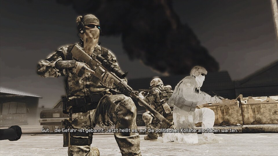 Die Kampagne von Future Soldier kann nicht im Spit-Screen gespielt werden, aber über LAN und Internet mit bis zu drei Mitspielern.