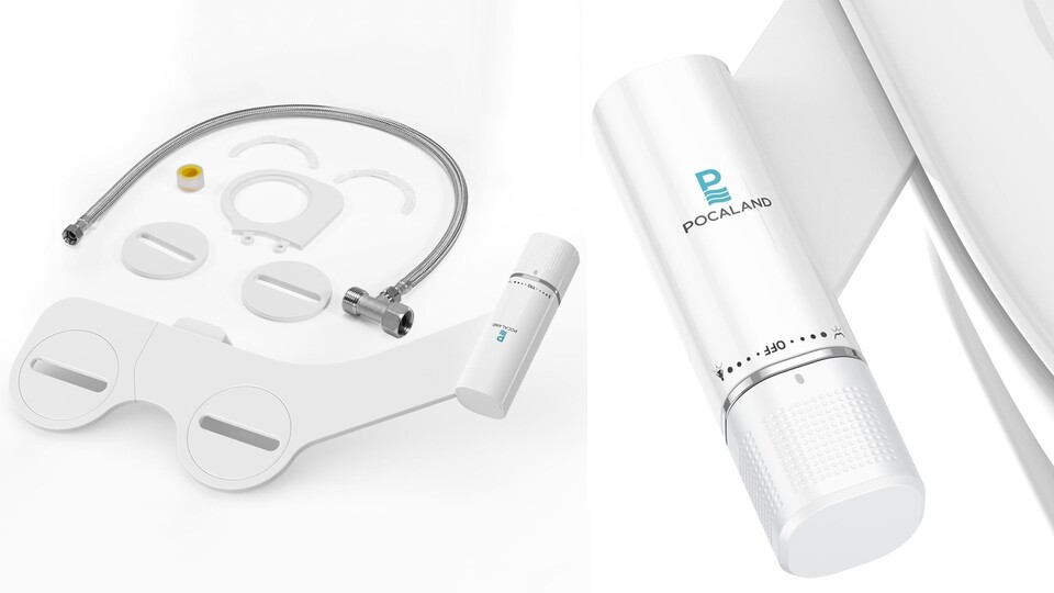 Falls ihr auf eine Sitzheizung verzichten könnt, sind solche Bidet-Aufrüstungs-Kits eine günstigere Alternative zu kompletten Premium-Klobrillen.