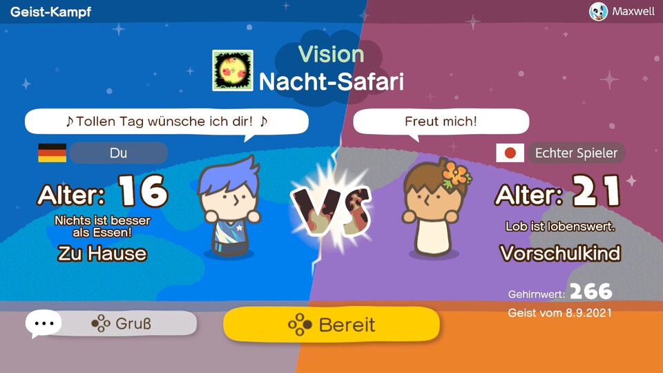 Online könnt ihr gegen die Geister anderer Spieler antreten, die dieselben Aufgaben erfüllt haben wie ihr.