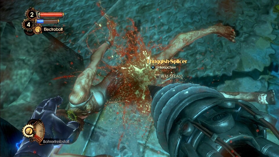 BioShock 2: Die deutsche Version von BioShock 2 ist ungeschnitten und ziemlich blutig. 