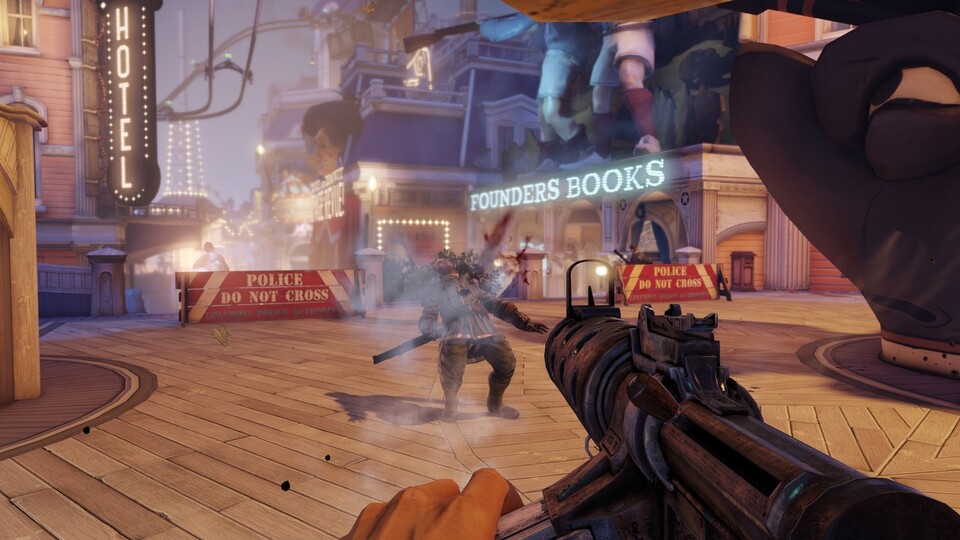 Nicht zimperlich: Die Schießereien in BioShock Infinite