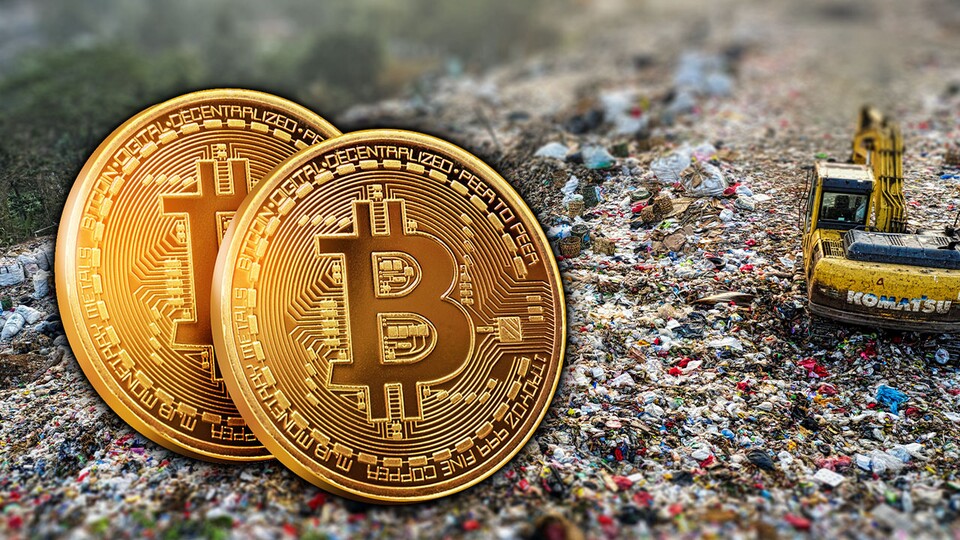 Auf einer Müllhalde könnten Bitcoin im Wert von 740 Millionen Euro versteckt liegen.