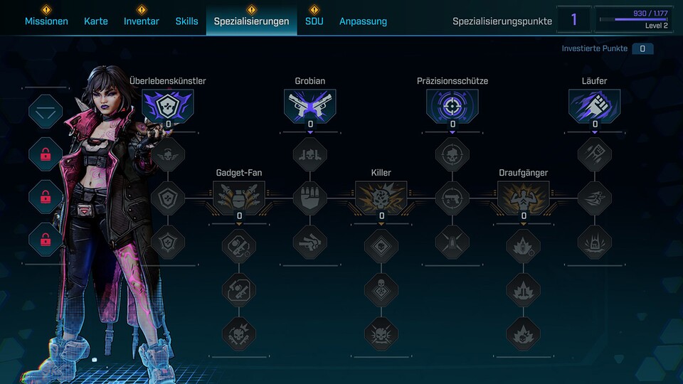 Nach der Story von BL4 eröffnet isch ein weiterer Skilltree in Form der Spezialisierungen.