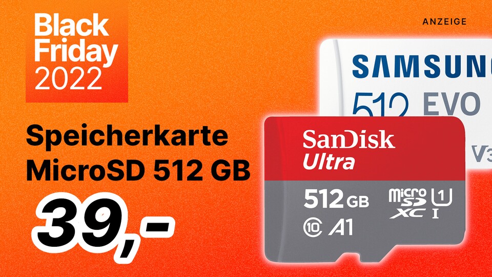 Zum Black Friday könnt ihr eine Menge gut für Nintendo Switch geeignete MicroSD Speicherkarten günstig im Angebot bekommen.