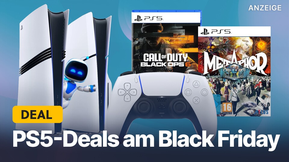 Der Black Friday 2024 wird sicherlich einige tolle PS5-Angebote bringen. Welche Deals ihr im Auge behalten solltet, erfahrt ihr hier.