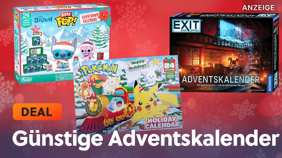 Das sind nur ein paar der Adventskalender, die ihr am Black Friday sehr günstig bekommen könnt