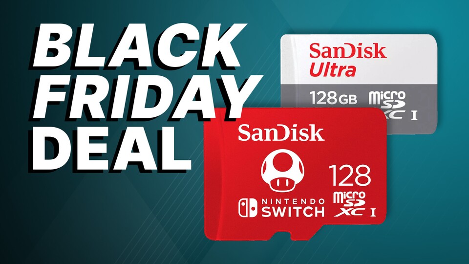 Zum Black Friday könnt ihr günstige Speicherkarten für die Nintendo Switch bekommen. 128 GB gibt es schon ab 11 Euro.
