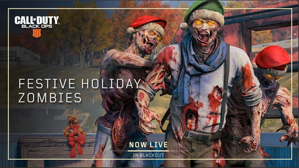 Zombies sind jetzt weihnachtlich.