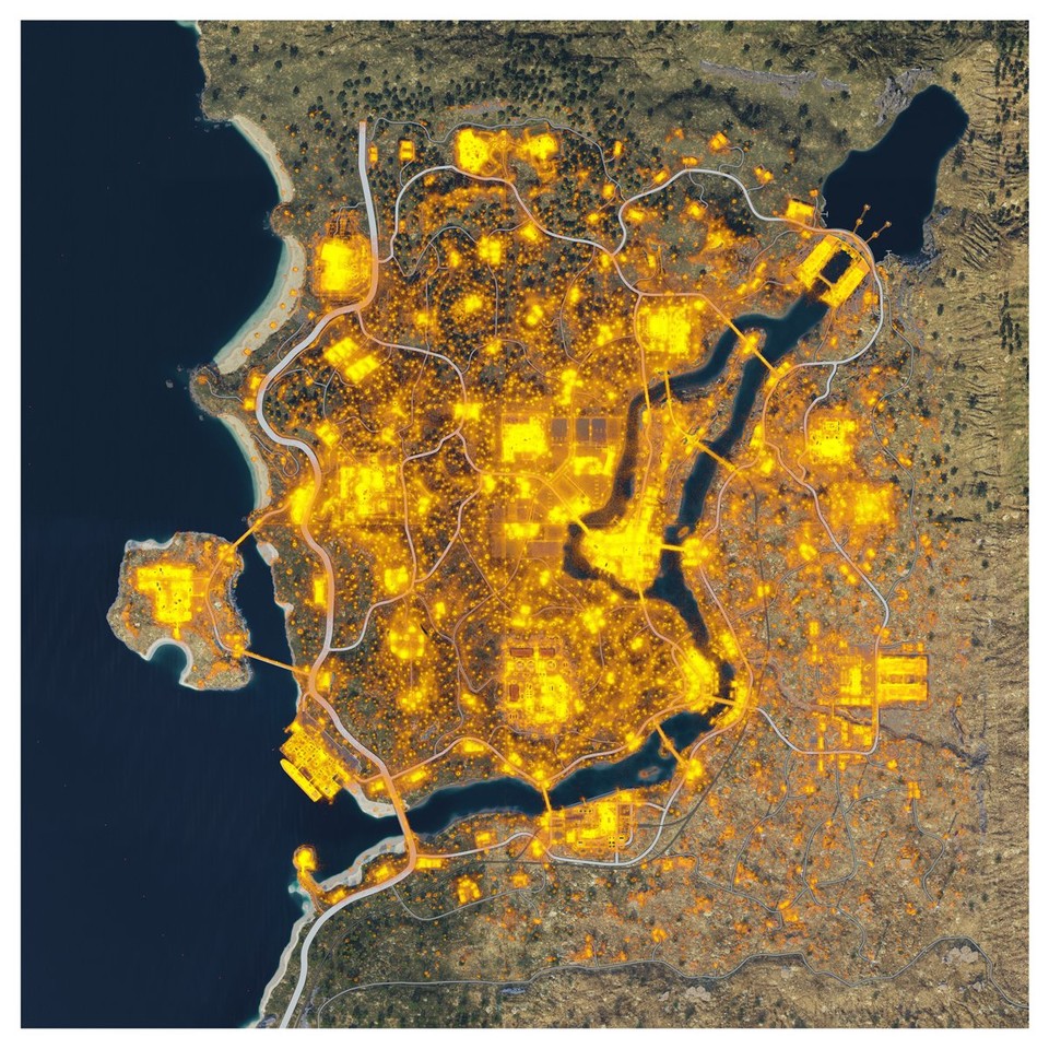Diese Map von Treyarch zeigt alle Hot Zones aus der Blackout-Beta.