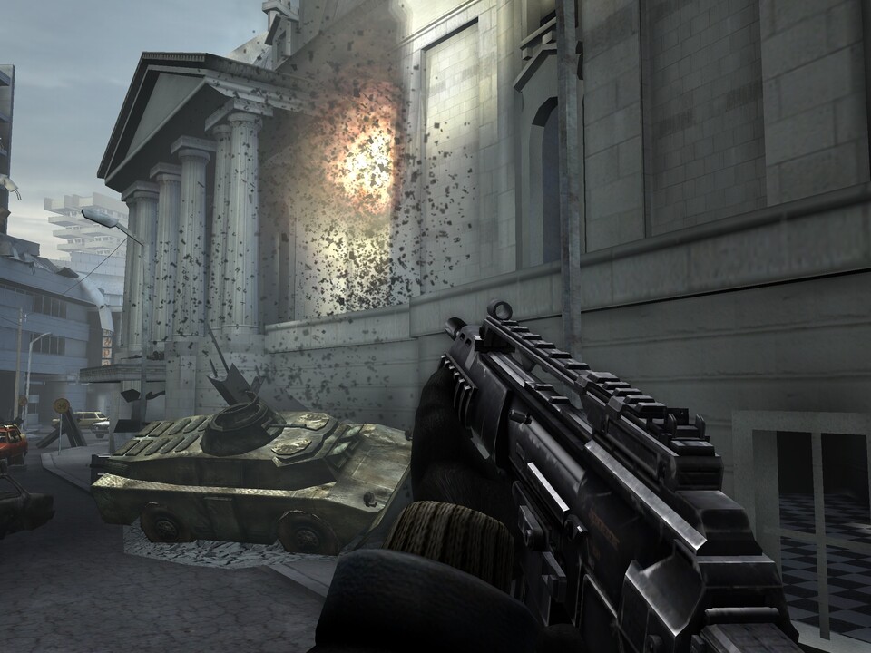 In Black waren Teile der Umgebung zerstörbar, das Konsolenspiel zeichnete sich damals durch eine richtig schicke Grafik und Dauer-Action aus.