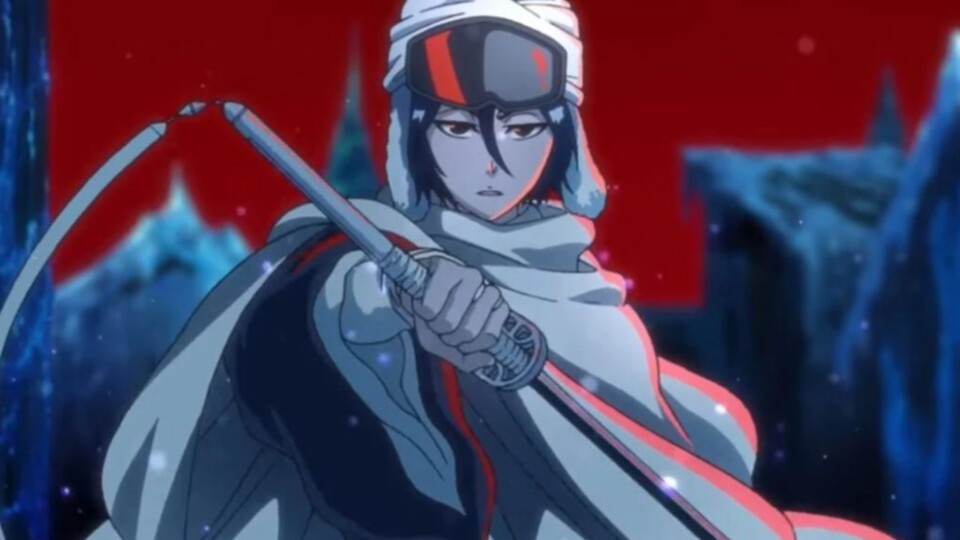 Rukias Zanpakuto ist bekannt für sein weißes Band. (Bild: © Kubo Tite)