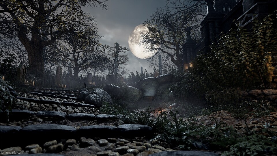 Obwohl das Spiel inzwischen so einige Jahre alt ist, ist die Grusel-Atmosphäre von Bloodborne auch heute noch packend.