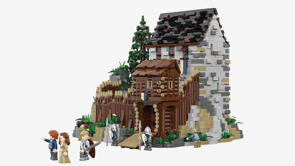 Das wohl bekannteste Modell von BlueBrixx: Burg Blaustein.