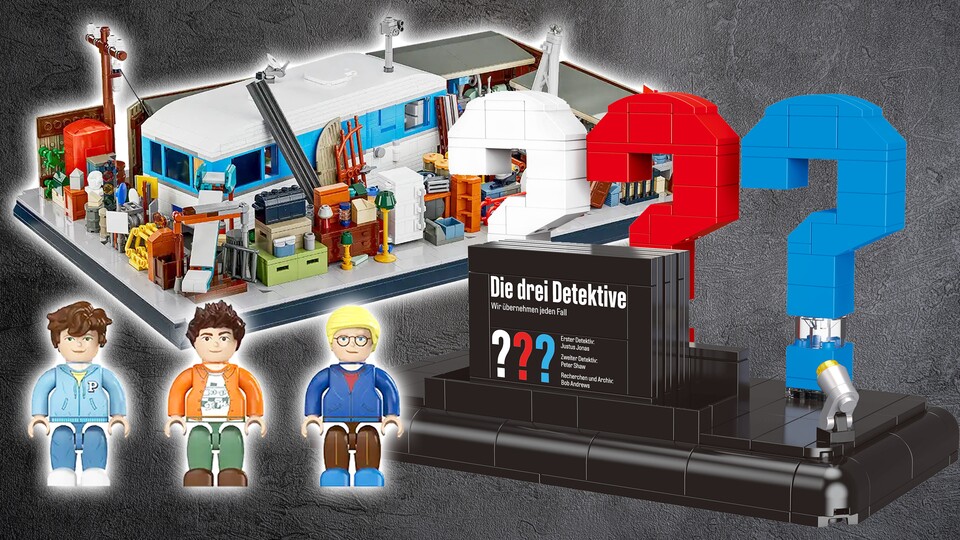 Der Schrottplatz macht sich auch gut als City-Set, aber die Visitenkarten machen sich besonders gut im Regal bei den ganzen CDs und Büchern.