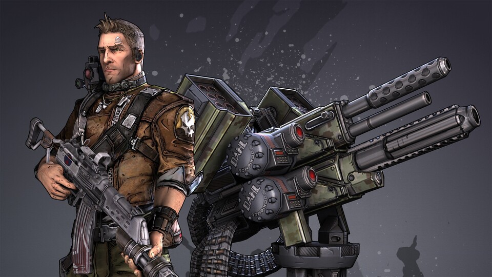 Der Commando kann in Borderlands 2 nicht nur selbst austeilen, sondern auch Geschütze aufstellen.