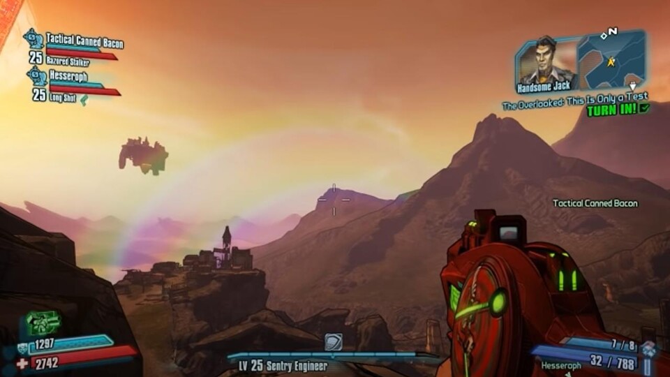 Ein doppelter Regenbogen in Borderlands 2? Oh mein Gott.