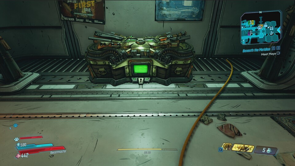 Borderlands 3: Diese Goldene Truhe könnt ihr an Bord der Sanctuary III mit den goldenen Schlüsel öffnen.