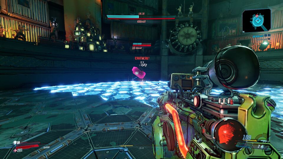 Beim Borderlands 3-Bossgegner KillaVolt setzte ein Bug den kompleten Boden unter Strom, was durch den Patch 1.02 jetzt aber behoben wurde.